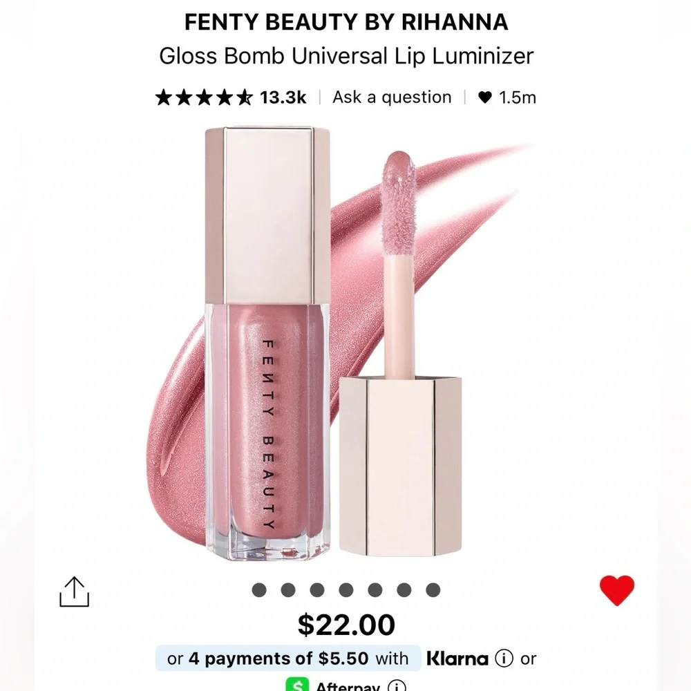 Fenty Beauty Gloss Bomb in Shade Fussy
